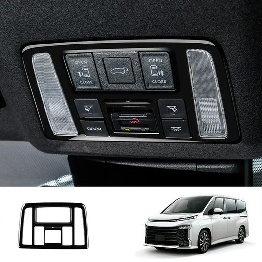 右ハンドル用 適用: トヨタ ヴォクシー 90シリーズ 2021 2022 2023 ブラック 光沢 ウインドウ スイッチ カバー エア コンディション カバー トリム インテリア ギア ヘッド ノブ SR-AA-0429 Interior parts for cars
