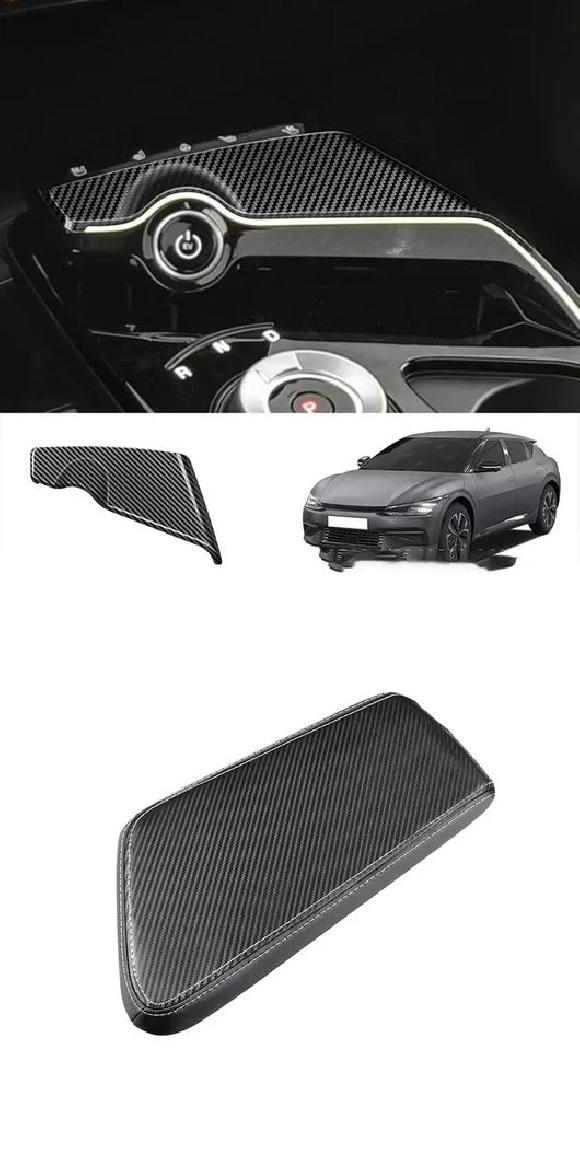 適用: 起亜 EV6 GT ライン 2021 2022 ABS ウインドウ スイッチ ステッカー ギア シフト パネル リア エア コンディション カバー スモール ギア パネル・PU レザー アームレスト SR-AA-0418 Interior parts for cars｜オートパーツエージェンシー2号店