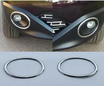 適用: 日産 キャシュカイ + 2/デュアリス フェイスリフト 2010 2011 2012 2013 クローム フロント フォグランプ ライト カバー トリム エクステリア スタイリング モデル 1 SR-AA-0510 Exterior parts for cars|オートパーツエージェンシー2号店