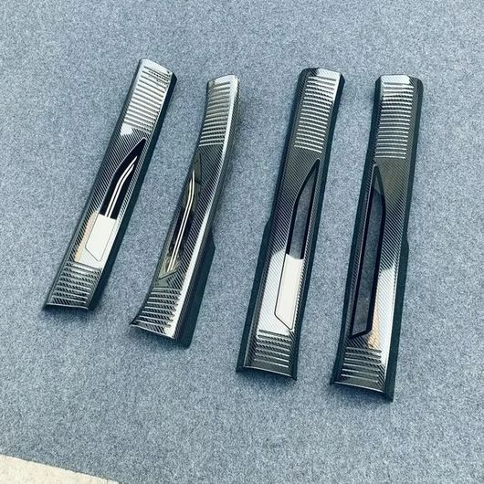 適用: レクサス RX 350H 450H 500H 2023 2024 インナー アウター ドア シル プレート カバー トリム ペダル 保護 トリム インナー カーボンファイバー SR-AA-0538 Interior parts for cars
