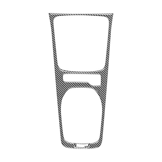 カーボンファイバー 適用: シボレー/CHEVROLET カマロ 2010-2015 センター コンソール マニュアル ギア シフト パネル カバー トリム インテリア アクセサリー 左ハンドル用 SR-AA-8105 Interior parts for cars