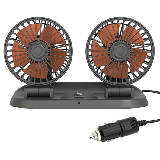 24V ファン ユニバーサル デュアル ヘッド ファン ポータブル ファン デュアル ヘッド ファン SR-AA-8553 Car parts