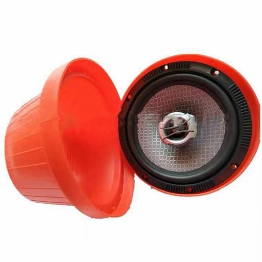 2ピース 6.5 インチ ユニバーサル スピーカー 防水 カバー スピーカー シリコン サウンド 絶縁 ヒート 絶縁 ガスケット レッド SR-AA-8944 Car parts 7,394円