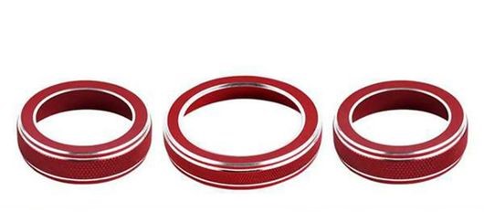 1セット エア コンディション ノブ カバー ボリューム ノブ カバー 適用:-ジープ/JEEP グランドチェロキー 2014-2021 レッド SR-AA-9065 Interior parts for cars｜オートパーツエージェンシー2号店
