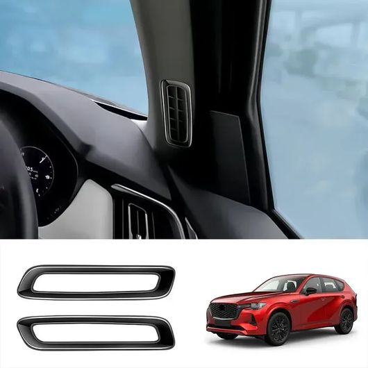 左ハンドル用 右ハンドル用 適用: マツダ CX60 CX 60 2022 2023 2024 ブラック ウインドウ スイッチ カバー インストルメント フレーム カバー オーディオ ホーン A ピラー AC カバー SR-AA-0547 Interior parts for cars