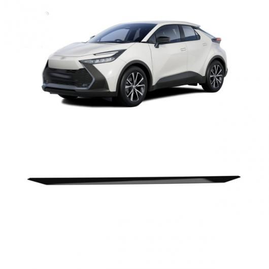 適用: トヨタ CHR C-HR 2024 2025 ABS ブラック フロント リア バンパー プロテクター カバー トリム ロワー バンパー ガード 装飾 リア ABS ピアノ ブラック SR-AA-0603 Exterior parts for cars
