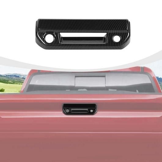 テールゲート ハンドル カバー トリム 適用: シボレー/CHEVROLET コロラド GMC キャニオン 2023 2024 アクセサリー カーボンファイバー スタイル カーボンファイバー パターン SR-BB-0421 Car parts