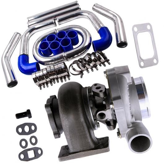 GT30 GT3037 ターボ T3 .60 A/R ウォーター クール + 2.5 63MM インタークーラー パイプ パイピング キット ターボ パイピング キット SR-BB-2507 Car parts｜オートパーツエージェンシー2号店