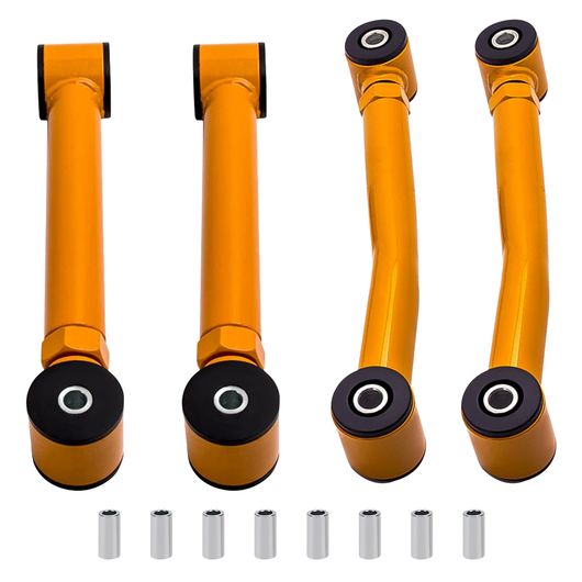 4ピース 調整可能 リア アッパー + ロワー コントロールアーム 適用: ジープ/JEEP ラングラー TJ 1997-2006 SR-BB-2852 Car parts|オートパーツエージェンシー2号店