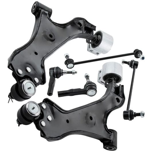 6 ピース フロント 左/右 6 ピース キット ロワー コントロールアーム 適用: GMC テレイン SLT FWD 10-17 524-157 SR-BB-3592 Car parts