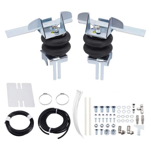 2ピース エア スプリング バッグ + エア コンプレッサー キット 適用: フォルクスワーゲン/VOLKSWAGEN クラフター 06-17 4000KG 牽引 エア スプリング バッグ サスペンション キット SR-BB-3749 Car parts