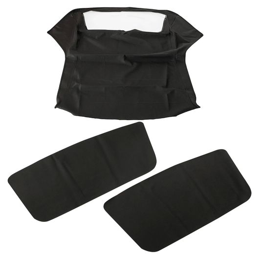 ブラック コンバーチブル ソフト トップ W/プラスチック ウインドウ 適用: BMW E36 318i 323i 1994-1999 SR-BB-3792 Car parts