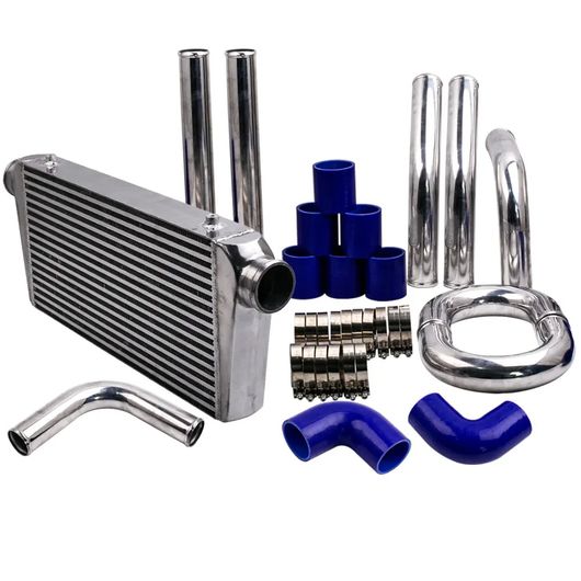 600X300X76 ターボ インタークーラー 3.0 インレット/アウトレット & 2.5 64MM パイピング キット W/クランプ SR-BB-3880 Car parts