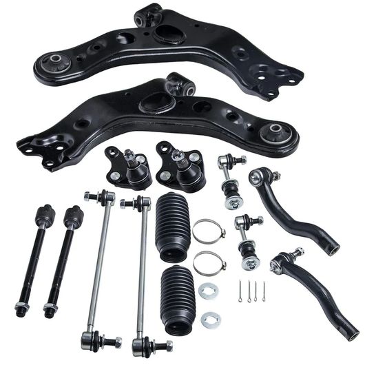 14X フロント ロワー コントロールアーム & スウェイバー エンド リンク 右側 & 左側 適用: トヨタ RAV4 2006-2018 SR-BB-3897 Car parts