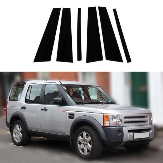 ドア ウインドウ ピラー ポスト トリム カバー ステッカー エクステリア パーツ 適用: ランドローバー/LAND ROVER ディスカバリー 3/LR3 2004 2005 2006 2007 2008 2009 ピアノブラック SR-BB-4033 Exterior parts for cars 7,056円