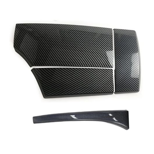 適用: BMW 5シリーズ E60 E61 2004-2008 2009 2010 左ハンドル用 センター コンソール アームレスト ボックス カバー サイド パネル トリム ストリップ カーボン スタイル タイプ3 SR-BB-4261 Interior parts for cars｜オートパーツエージェンシー2号店