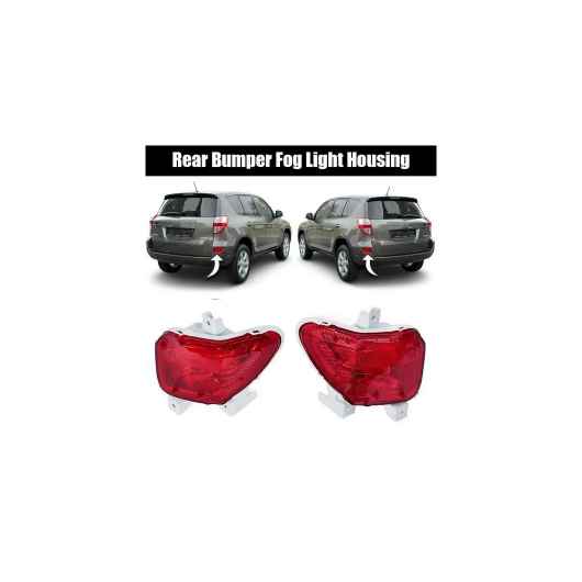 リア バンパー フォグライト カバー バルブなし 適用: トヨタ RAV4 2006 2007 2008 2009-2012 オート リア フォグランプ ハウジング 1ペア SR-BB-4153 Car light