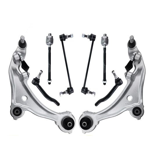 8ピース フロント ロワー コントロール アーム タイ ロッド スウェイバー リンク サスペンション セット 適用: 日産 ムラーノ 2009 2010 2011 2012 2013 2014 SR-BB-4675 Car parts