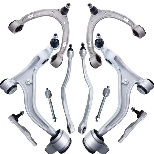 10ピース フロント アッパー ロワー コントロールアーム スウェイバー エンド リンク セット 適用: ポルシェ/PORSCHE パナメーラ 971 2017 2018 2019 2020 2021 2022 SR-BB-5192 Car parts