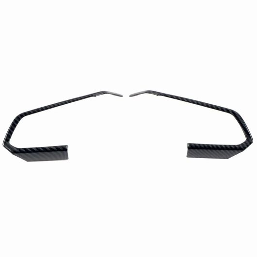 適用: シボレー/CHEVROLET コルベット C8 2020 2021 2022 2023 ABS カーボン インテリア ステアリング ホイール 装飾 トリム カバー 2ピース SR-BB-5510 Interior parts for cars|オートパーツエージェンシー2号店
