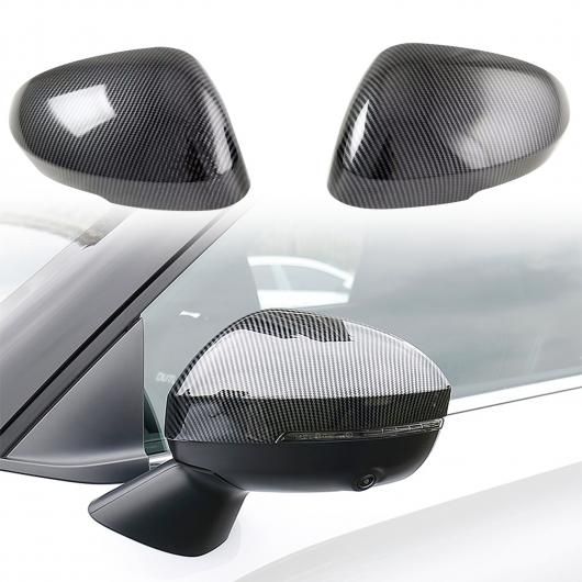 適用: 日産 ローグ X-トレイル T33/キャシュカイ J12 2021 2022 2023 ABS サイド バックミラー ミラー 装飾 カバー トリム 2ピース カーボン グレイン SR-BB-5360 Exterior parts for cars
