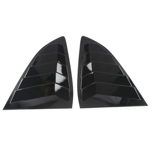 適用: ホンダ CR-V CRV 2018 2019 2020 2021 2022 光沢ブラック リア ウインドウ サイド 吹き出し口 シャッター ルーバー カバー トリム 2ピース SR-BB-5619 Exterior parts for cars