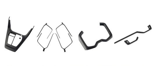 左ハンドル用 適用: トヨタ RAV4 XA50 2019 2020 2021 2022 2023 2024-スタイリング ABS マットブラック インテリア アクセサリー カバー トリム キット SR-BB-5958 Interior parts for cars