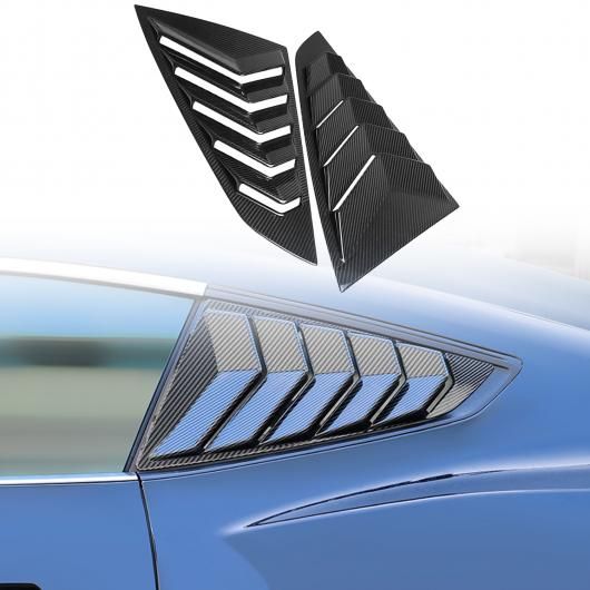 適用: フォード/FORD マスタング 2024-2025 エクステリア アクセサリー リア ウインドウ スクープ ルーバー カバー トリム 2ピース ABS 装飾 カーボン ブラック SR-BB-6127 Exterior parts cars｜オートパーツエージェンシー2号店