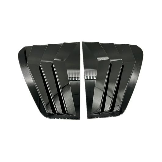 適用: フォルクスワーゲン/VOLKSWAGEN ゴルフ MK7 MK7.5 2013-2019 リア ルーバー ウインドウ サイド シャッター カバー トリム ステッカー 吹き出し口 スクープ ABS パーツ 光沢ブラック SR-BB-7505 Exterior parts for cars 9,953円