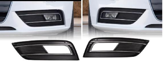 フォグライト グリル カバー バンパー ロワー グリル 適用: アウディ/AUDI A4 クアトロ B8 B9 2013 2014 2015 2016 8KD807681B 8KD807682B ABS プラスチック 左・右 SR-BB-7522 Exterior parts for cars｜オートパーツエージェンシー2号店