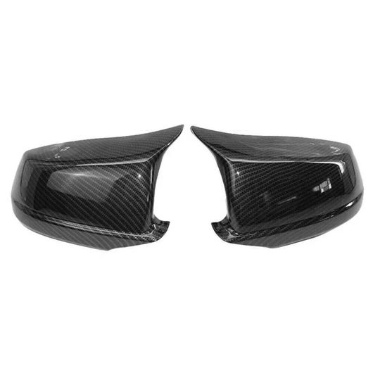 カーボン調 サイド ミラー カバー リア ビュー ミラー トリム 適用: BMW 5シリーズ F10 2010 2011 2012 2013 & Mシリーズ M5 F10 2011 SR-BB-7804 Exterior parts for cars
