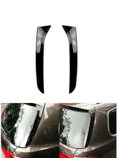 適用: フォルクスワーゲン/VOLKSWAGEN パサート B7 2011-2013 2014 2015 ワゴン/オールトラック リア ウインドウ サイド スポイラー カナード スプリッタ エクステリア パーツ ブラック SR-BB-7857 Exterior parts for cars