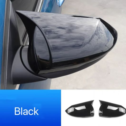バックミラー カバー 適用: ヒュンダイ/現代/HYUNDAI エラントラ 2021 2022 2023 トリム シェル 保護 ステッカー オート エクステリア アクセサリー ピアノブラック SR-BB-8072 Exterior parts for cars｜オートパーツエージェンシー2号店