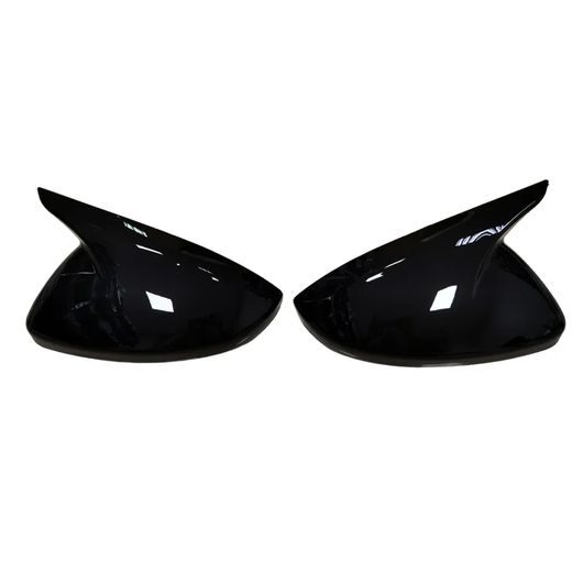 バックミラー サイド ミラー カバー 適用: プジョー/PEUGEOT 208 2020-2023 適用: プジョー/PEUGEOT 308 2014-2020 508 2008 ウイング キャップ ステッカー 光沢ブラック M スタイル SR-BB-8146 Exterior parts for cars