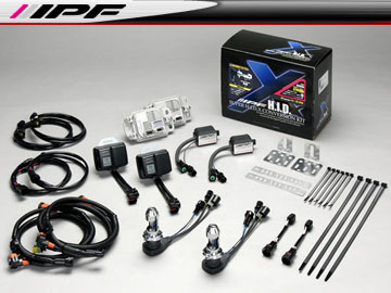 IPF SUPER HID X CONVERSION KIT/スーパー HID X コンバージョンキット XD45 4300k H4M Low/High 12v 35W 車検対応 【smtb-F】 valve