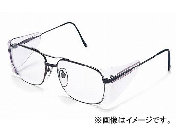 理研オプテック/RIKEN 保護めがね スタンダードメタルフレーム M/L スモーク RT-7C CRUV-SH Emergency glasses