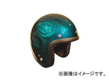 2輪 72JAM JET HELMET ジェットヘルメット 3D GHOST FLAME BL JG-16 JAN：4562286790502