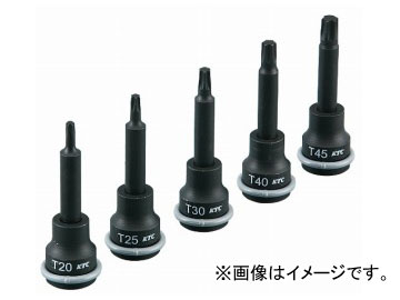 KTC 9.5sq.T型インパクトトルクスレンチセット［5コ組］ TBTP305T type impactorque wrench set pumps