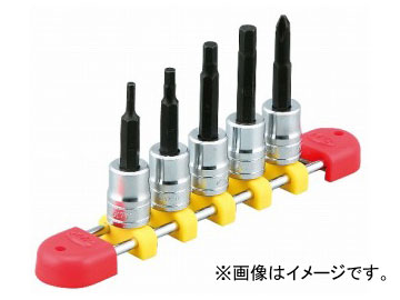 KTC 6.3sq.ヘキサゴンビットソケットセット［5コ組］ TBT205H Hexagon bit socket set pumps