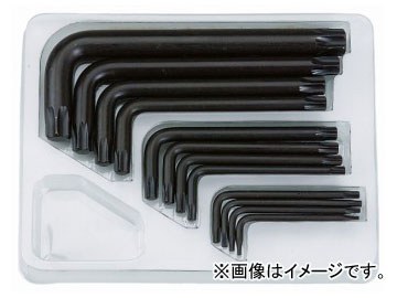 KTC T型トルクスLハンドルレンチセット［12コ組］ LTX12 type Torx handle wrench set Pieces