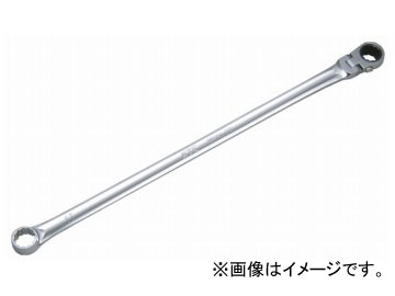 KTC 超ロングラチェットめがねレンチ（首振りタイプ） MR15L-10F Super long cheat glasses wrench swing type