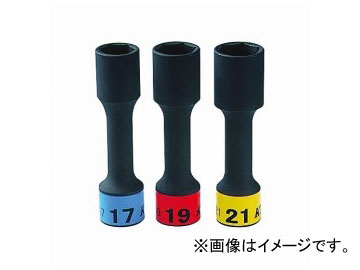 KTC 12.7sq.差しひびき鍵用ホイールナットソケットセット（ロング薄肉） TBP4903  Wheel nut socket set for impact wrench long flesh