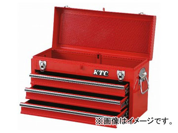 KTC チェスト（3段3引出し） ソリッドレッド SKX0213 Chest steps drawers