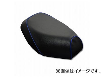 2輪 グロンドマン 国産シートカバー 黒/青パイピング（張替） GH5571C10P50 JAN：4573317772947 ホンダ ハンターカブ(CT110) 110cc Domestic seat cover