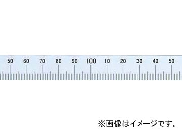 シンワ測定 マシンスケール 500mm 下段左基点目盛 穴なし 14151  Machine scale Lower left base point No
