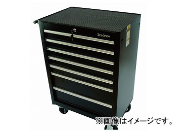 Seednew/シードニュー キャビネット 黒 S-R907-BL 7段引出し Cabinet black｜オートパーツエージェンシー2号店