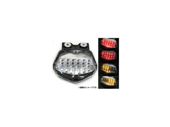 LEDテールランプ カワサキ ニンジャZX250R 2008年～2010年 クリア AP-BP-304-CL 2輪 tail lamp
