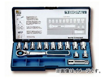 シグネット/SIGNET ボルテックスソケットセット（10-19mm） 品番：20565 JAN：4545301014470  Vortex socket set