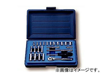シグネット/SIGNET 1/4DR ソケットレンチセット 品番：11724 JAN：4545301000756 socket wrench set