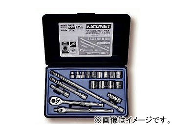 シグネット/SIGNET 3/8DR ソケットレンチセット（＃812913B） 品番：12719 JAN：4545301002026 socket wrench set